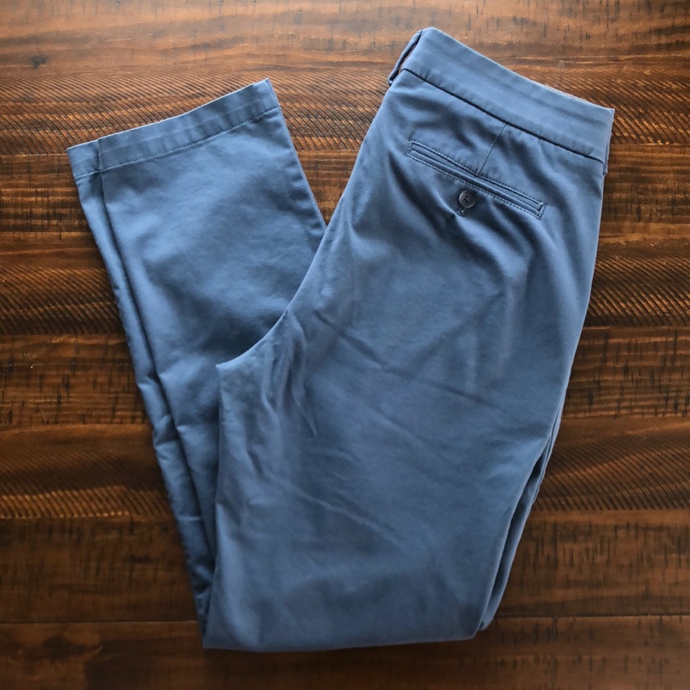 Express Men’s Slim Hyper Stretch Chinos in blue. 30x30